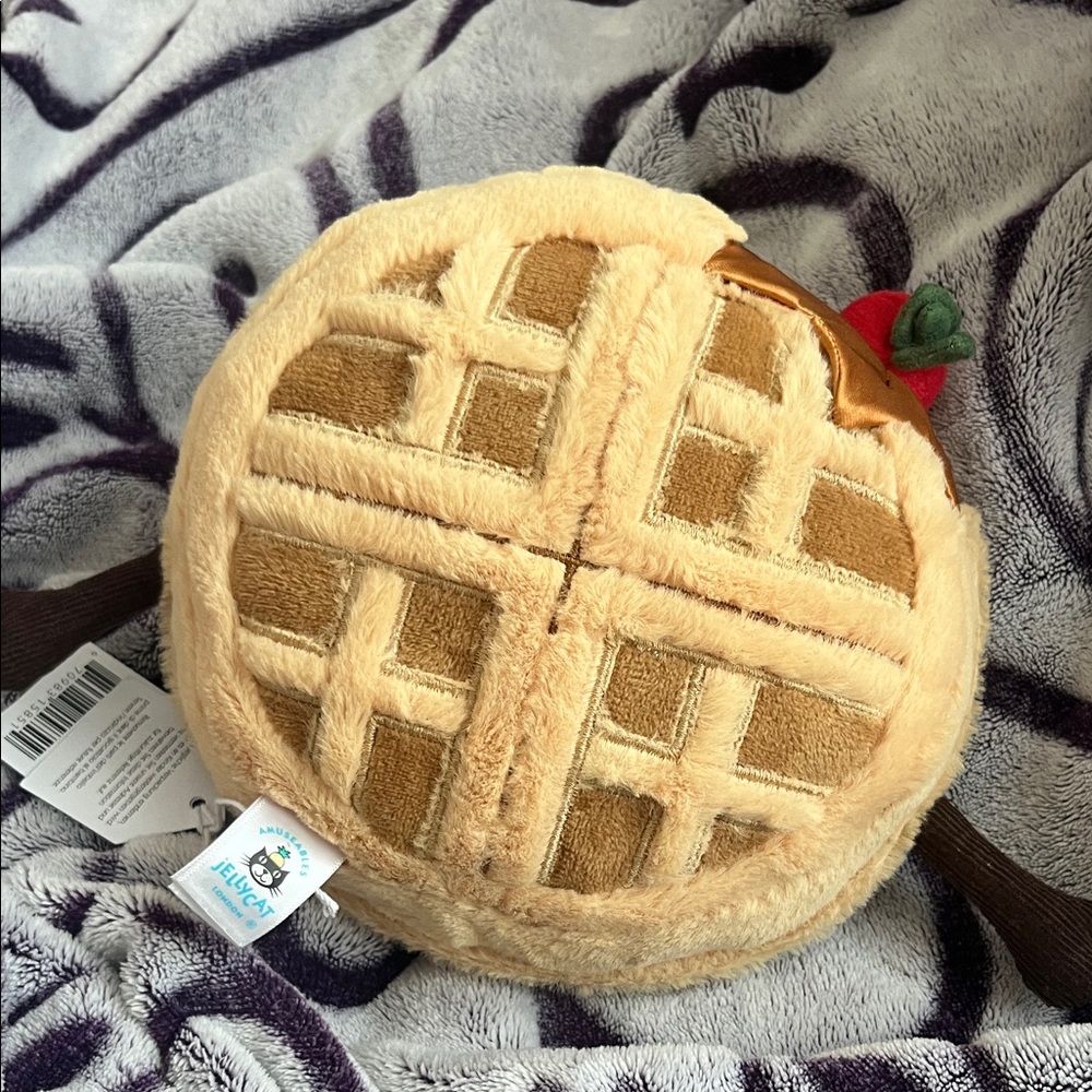 Jellycat Rene Waffle🧇🍓 - Picture 3 of 4